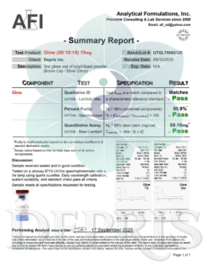 Glow - COA - Debs Peptalk